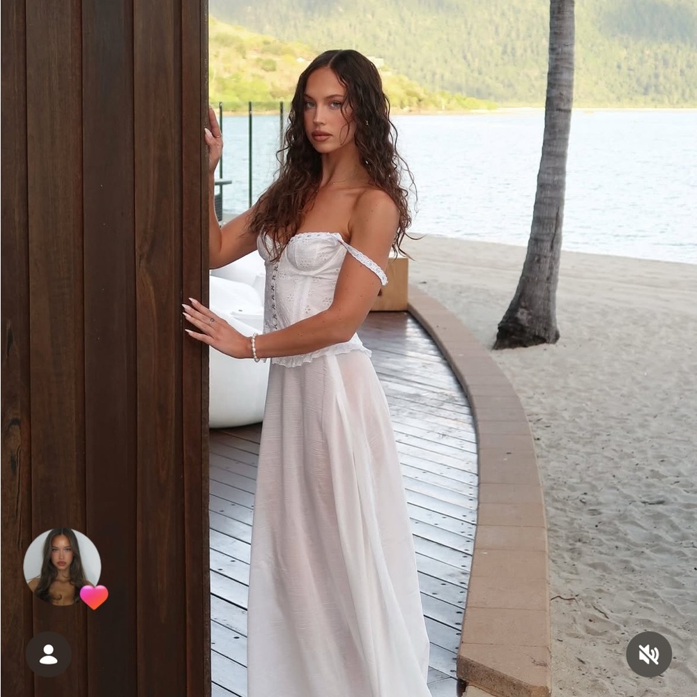 NWT Lounge Sheer Maxi Skirt